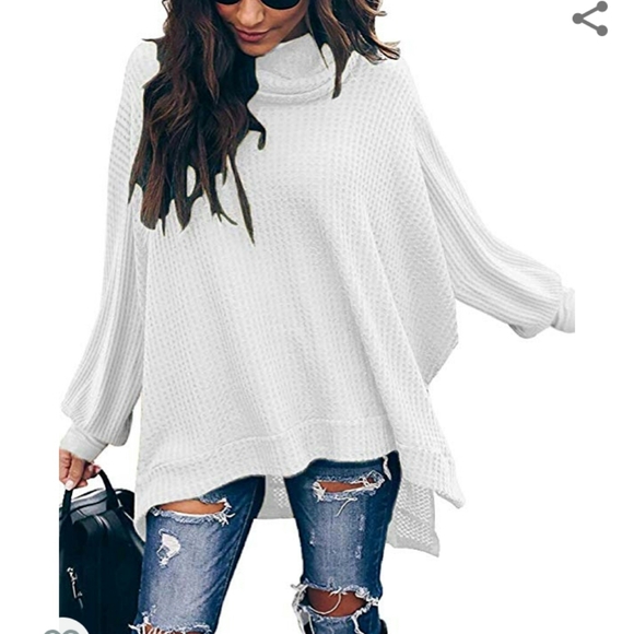 ETCYY

Women's Turtleneck Waffle Knit Sweater - Picture 3 of 4